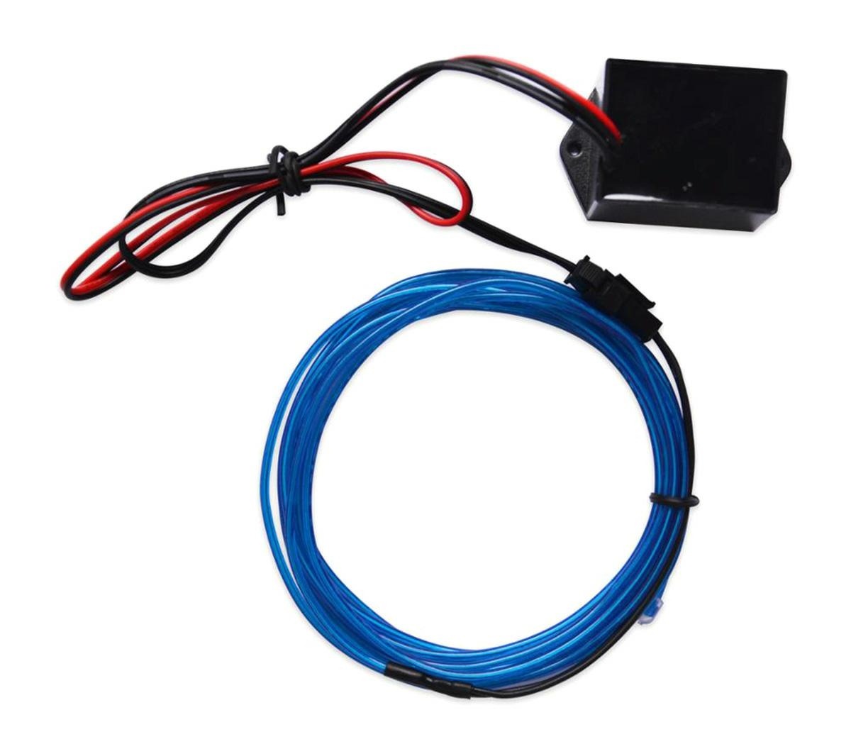 EL wire - BLAUW - interieur verlichting - 12 Volt - 2 meter EL wire - BLAUW - interieur verlichting - 12 Volt - 2 meter